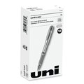 Sanford uni-ball Stick Gel Pen, Medium 1mm, Silver Metallic Ink, Silver Barrel 60658